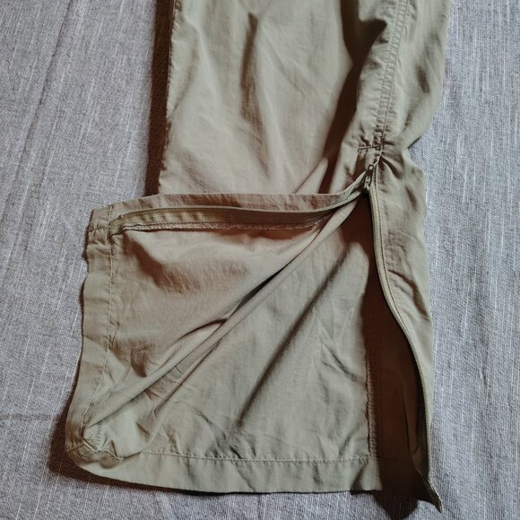Vintage Exoffcio Convertible Cargo Pants Mens Size XXL Beige Nylon Hiking - Picture 6 of 13